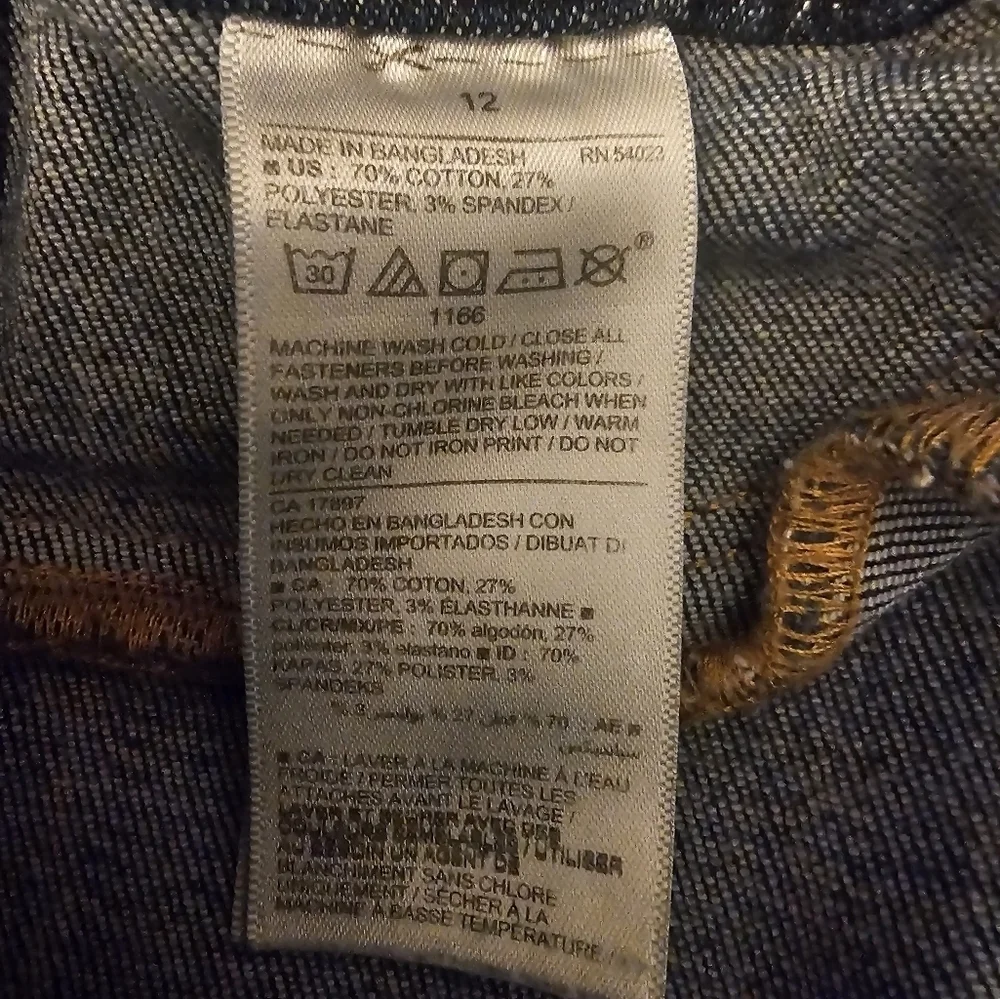 6/$20 Old Navy Medium Wash Ballerina Jeggings Size 12 (Girl)